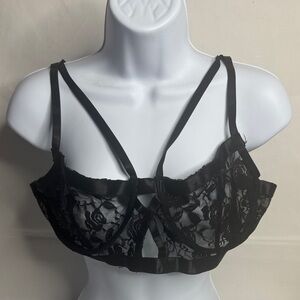 Forplay Elegant Black Lace Bra